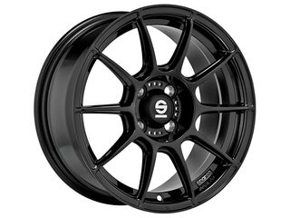Ζάντες  Sparco FF-1 17x8 "5x112 ET45, Γυαλιστερό Μαύρο Τιμή Σετ ΤΕΤΡΑΔΑΣ !
