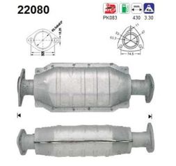 ΚΑΤΑΛΥΤΗΣ HONDA CIVIC / CONCERTO 1.4/1.5/1.6cc 1989-2001   KARALOIZOS exhaust