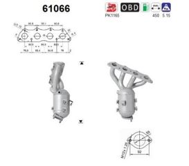 ΚΑΤΑΛΥΤΗΣ KIA CARENS/CEED/PROCEED/RIO/SOUL 1.4-1.6cc 2009- KARALOIZOS exhaust