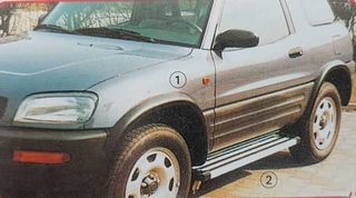 TOYOTA RAV4 3 DOORS ΦΤΕΡΑ ΤΡΟΧΩΝ-FENDER FLARES LESTER