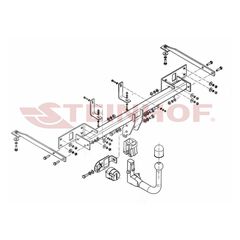 Κοτσαδόρος αποσπώμενος για Fiat Panda III αυτόματος μηχανισμός