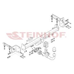 Κοτσαδόρος αποσπώμενος για Honda CR-V V (RW / RT) αυτόματος μηχανισμός