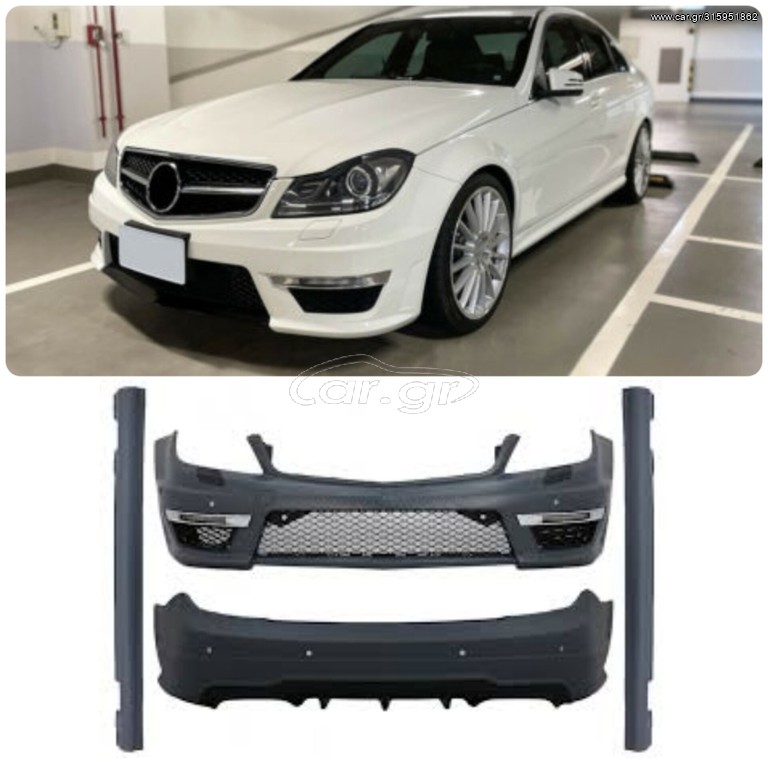 BODY KIT MERCEDES C-CLASS W204 facelift (2007-2015) C63 AMG
