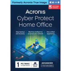 Acronis Cyber ​​Protect Home Office Advanced for Windows & MAC + 500 GB cloud storage - 1 User - 1 Year - Multilingual - Ηλεκτρονική Άδεια