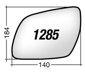 Κρύσταλλο καθρέπτη δεξί και αριστερό HYUNDAI IX35 2018