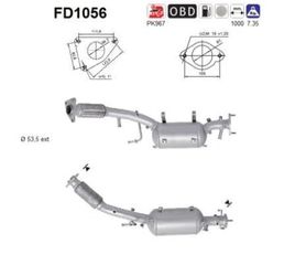 ΦΙΛΤΡΟ DPF NISSAN XTRAIL 2.0 dCi 2007-2013 KARALOIZOS exhaust