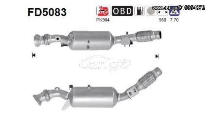 ΦΙΛΤΡΟ DPF MERCEDES-BENZ SPRINTER 413/416/513/516 2006- KARALOIZOS exhaust