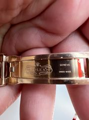ROLEX GMT ROOTBEER FULL GOLD 18K 126715CHNR CORRECT HAND STACK SUPERCLONE -thumb-41