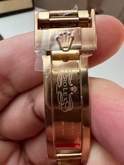 ROLEX GMT ROOTBEER FULL GOLD 18K 126715CHNR CORRECT HAND STACK SUPERCLONE -thumb-50