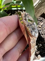 ROLEX GMT ROOTBEER FULL GOLD 18K 126715CHNR CORRECT HAND STACK SUPERCLONE -thumb-8