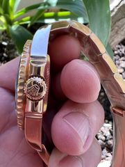 ROLEX GMT ROOTBEER FULL GOLD 18K 126715CHNR CORRECT HAND STACK SUPERCLONE -thumb-9