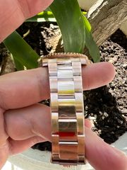 ROLEX GMT ROOTBEER FULL GOLD 18K 126715CHNR CORRECT HAND STACK SUPERCLONE -thumb-10