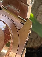 ROLEX GMT ROOTBEER FULL GOLD 18K 126715CHNR CORRECT HAND STACK SUPERCLONE -thumb-16