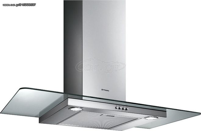 Απορροφητήρας  Pyramis Cielo Καμινάδα 90cm Inox 065018302