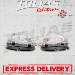 MERCEDES BENZ A CLASS W176 EXHAUST TIPS BLACK  Type A45 AMG / ΕΞΑΤΜΙΣΕΙΣ