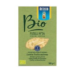 Ζυμαρικά Βιολογικά De Cecco No 34 Fusilli Bio 500g