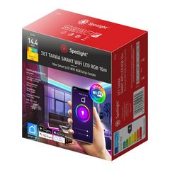 Spotlight Σετ Ταινία LED RGB WiFi 12V Στεγανή 14.4W 10m 5134 - 5134