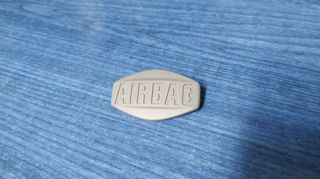 BMW E46 Compact ΣΗΜΑ AIRBAG ταπετσαρίας ΓΚΡΙ 51437012949