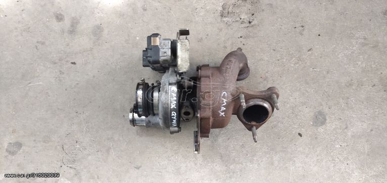 Turbo diesel GARRETT με ηλεκτρονική σκάστρα από Ford S-MAX 2007-2011, για Ford Transit Connect 2006-2011, Ford Mondeo '07-'11, Ford Galaxy '06-'10, Ford Focus '07-'12, μοτέρ QYWA 1.8 TDCi 125PS