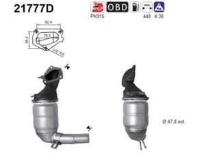 ΚΑΤΑΛΥΤΗΣ LANCIA YPSILON 1.3cc 2006-2011 KARALOIZOS exhaust