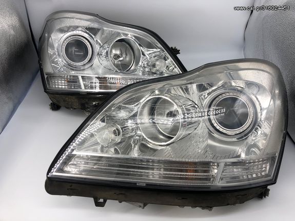 Mercedes-Benz GL X164 W164 XENON Γνησιο φανάρι εμπρός δεξι κομπλε με τις πλακετες