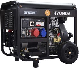 Γεννήτρια πετρελαίου 8 kVA HYUNDAI DHY8500 LEK-T 40C24 Full Power Μονοφασική & Τριφασική με Μίζα ( 40C24 )