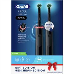 Ηλεκτρική Οδοντόβουρτσα Oral-B Pro 3 3900 Gift Edition Black-Black Edition ( 374633 )