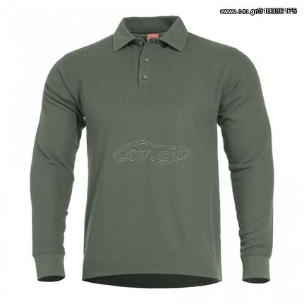 Pentagon | Aniketos Long Sleeve Polo - Camo Green