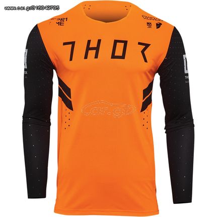 ΜΠΛΟΥΖΑ MX PRIME HERO JERSEY BLACK/FLUO| THOR