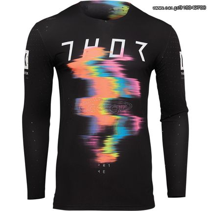 ΜΠΛΟΥΖΑ MX PRIME THEORY JERSEY BLACK| THOR