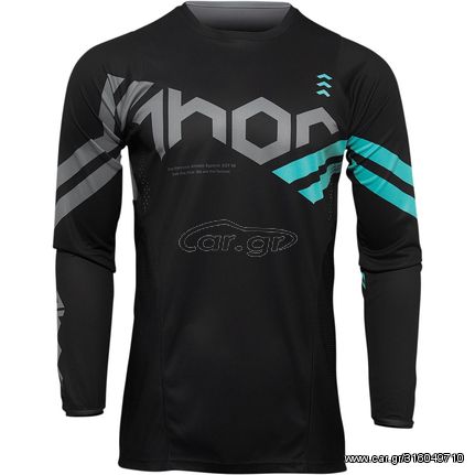 ΜΠΛΟΥΖΑ MX PULSE CUBE JERSEY BLACK/MINT| THOR