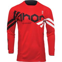 ΜΠΛΟΥΖΑ MX PULSE CUBE JERSEY RED/WHITE| THOR