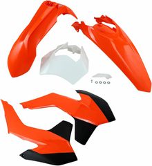---Κλειστά έως 21/8/2026--- UFO σετ πλαστικά KTKIT524F-999X MX μαύρο-πορτοκαλί-λευκό