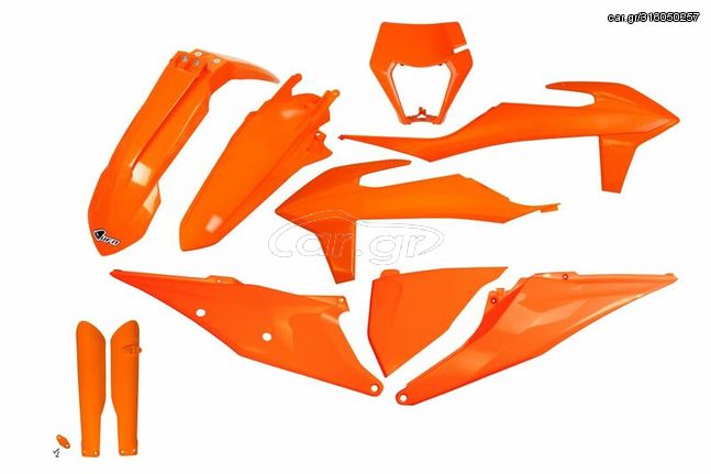 Κωδ.220434 UFO σετ πλαστικά KTKIT527F-127 MX για KTM EXC 300 TPI 20-23 / KTM EXC-F 350 20-23 / KTM EXC 250 TPI 20-23 / KTM EXC-F 250 20-23 πορτοκαλί τηλ.215-215-8211