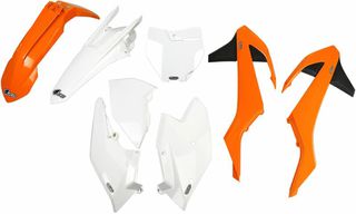 Κωδ.220261 UFO σετ πλαστικά KTKIT517F-999 Replacement μαύρο-πορτοκαλί-λευκό τηλ.215-215-8211