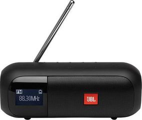 JBL Tuner 2 IPX7 Black Bluetooth ηχείο με ραδιόφωνο Μαύρο (JBLTUNER2BLK) *