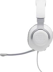 JBL Quantum 100 Λευκά Ενσύρματα Over Ear Gaming Ακουστικά *