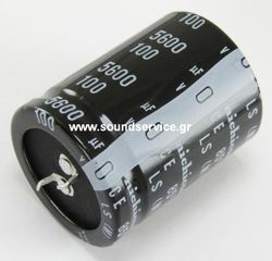ΠΥΚΝΩΤΗΣ ΗΛΕΚΤΡΟΛΥΤΙΚΟΣ 5600uF 100V 85C ΠΛΑΚΕΤΑΣ D35x45mm NICHICON