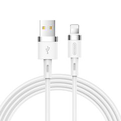 Joyroom Liquid Silicone Data Cable N2 USB-A / Lightning 2.4A 1.2m - White-thumb-0