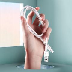 Joyroom Liquid Silicone Data Cable N2 USB-A / Lightning 2.4A 1.2m - White-thumb-2
