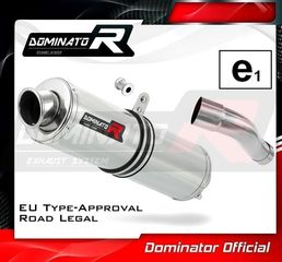 Dominator Εξάτμιση Τελικό Round S.Steel Honda CBR 600F 2011 - 2015 Με Προδιαγραφές Θορύβου(Περιλαμβάνει Σιγαστήρα)  