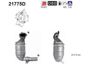 ΚΑΤΑΛΥΤΗΣ LANCIA YPSILON 1.3 2006-2011 KARALOIZOS exhaust