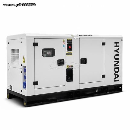 Γεννήτρια πετρελαίου 109 KVA HYUNDAI DHY110KSE 40E111 τριφασική υδρόψυκτη 1500 στροφών Κλειστού τύπου ( 40E111 )