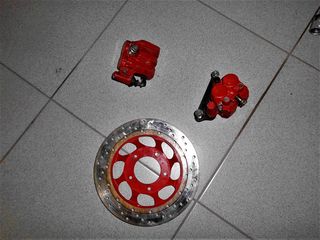 DAYTONA SPRINTER 50/125 Δαγκάνες φρένων εμπρός πίσω και Δισκοπλακα εμπρός