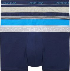 Ανδρικά Boxer CALVIN KLEIN Cotton Stretch (3Pack) Μπλε #2