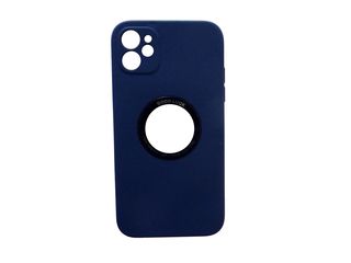 Oem Soft Matt Case Gel TPU Cover 2.0mm  Good Luck Για Apple Iphone 12 6.1" Μπλε Box