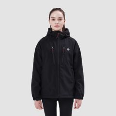 Women's Soft Shell Jacket with Hood 20-212.BW11.119A-BD BLACK