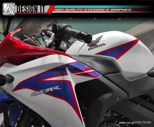 ΑΥΤΟΚΟΛΛΗΤΑ SET FAIRING LEFT+RIGHT για HONDA CBR 125 2011-2016