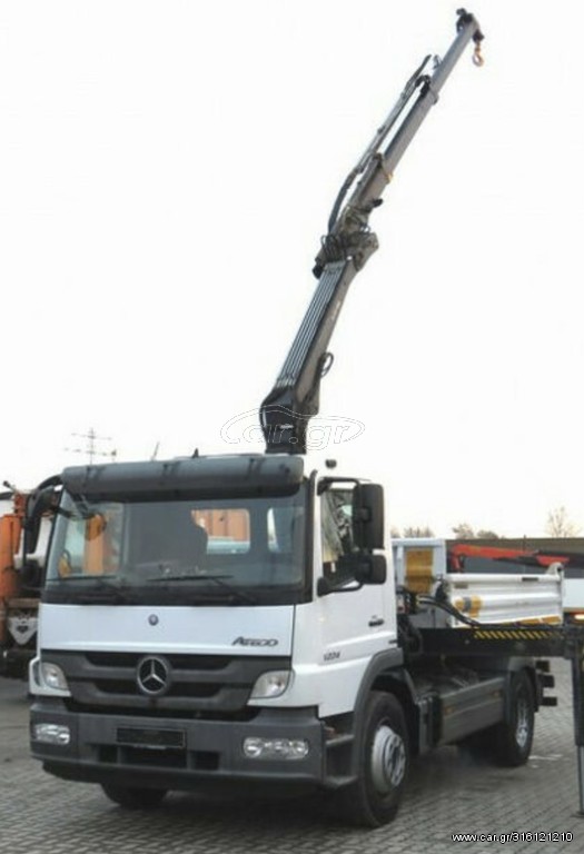 Ανατροπή + Γερανός Mercedes-Benz 2007 Atego Meiller διάφορες επιλογε