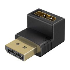 Αντάπτορας GOOBAY DisplayPort 77129, 8K/144Hz, γωνιακός, μαύρος